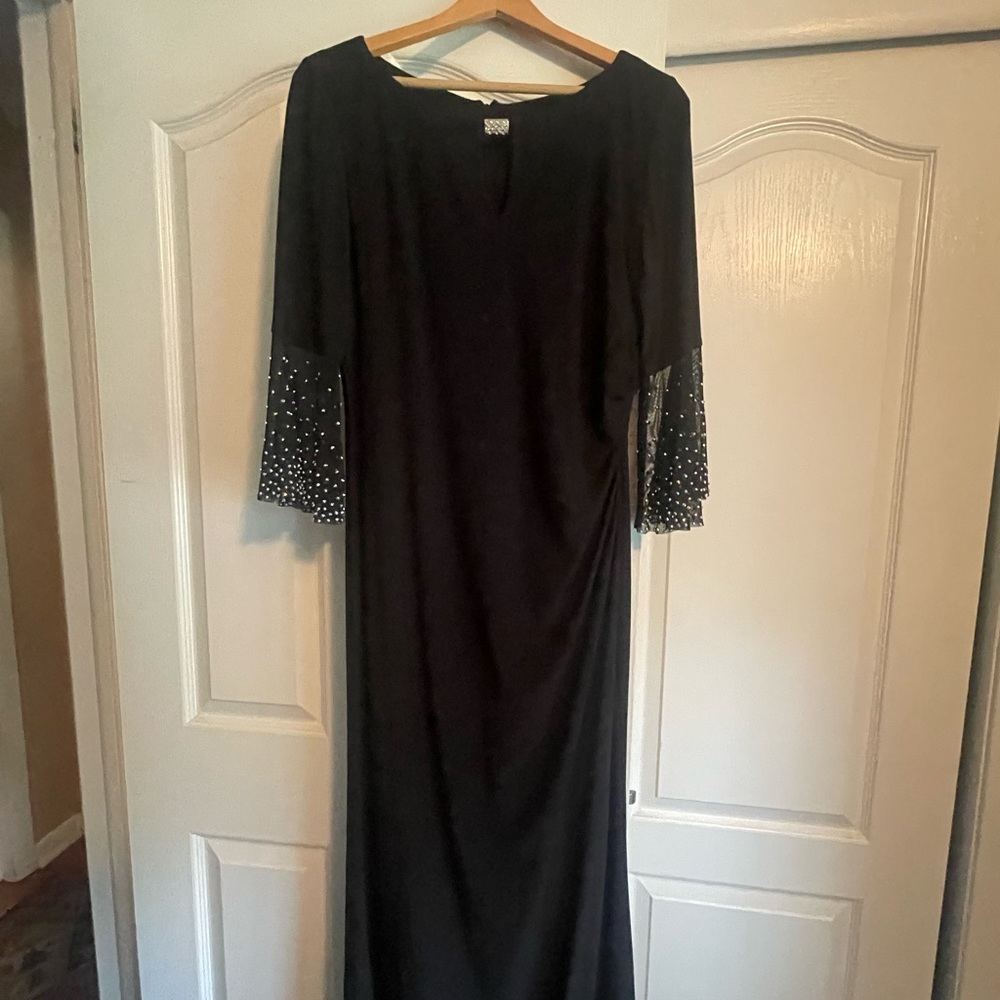 Black evening gown